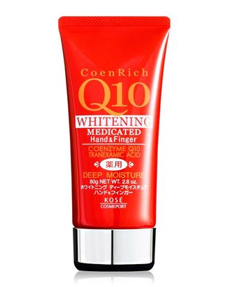 图片 高丝（KOSE）Q10深度补水美白护手霜 迅速补水 柔嫩肌肤 80g